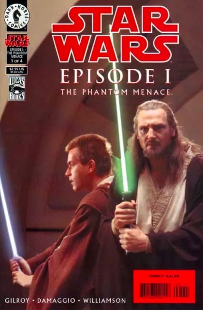 Star Wars: Episode 1 - Phantom Menace comic cover art
